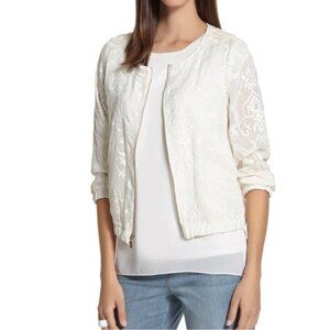 Chico's Black Label Bomber Jacket - Size 1 New with tags